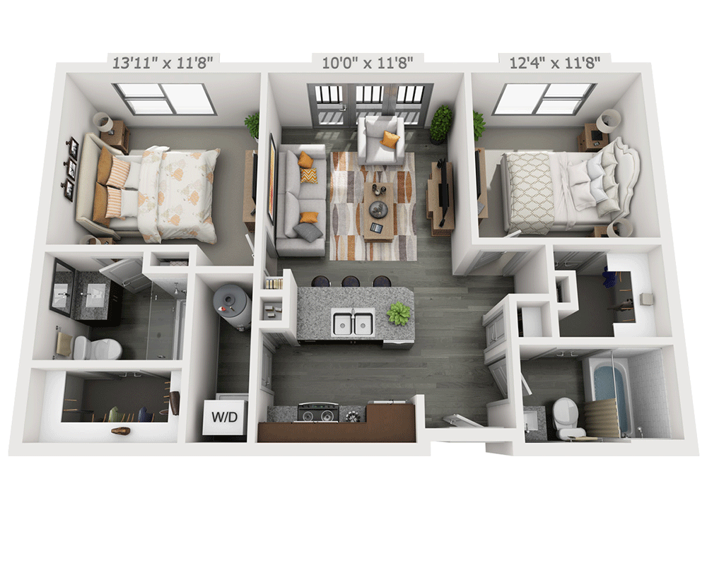 Two Bedroom B2A