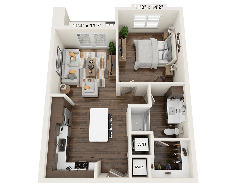 One Bedroom A1J-III