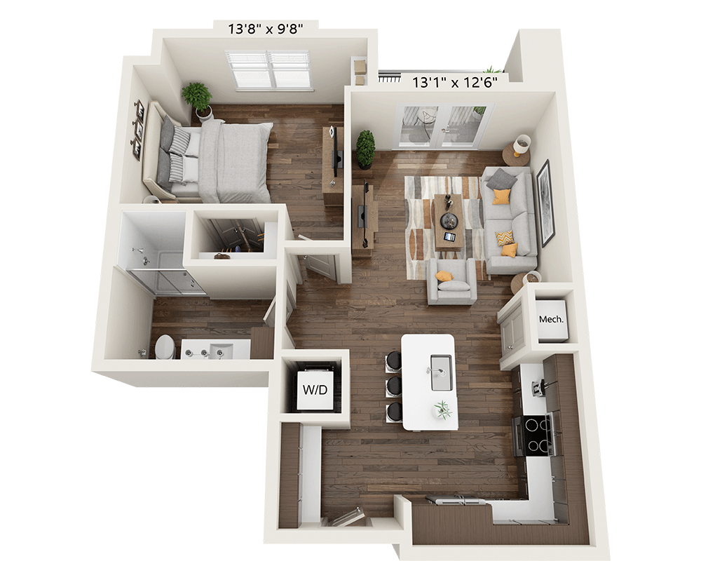 One Bedroom A1M-III