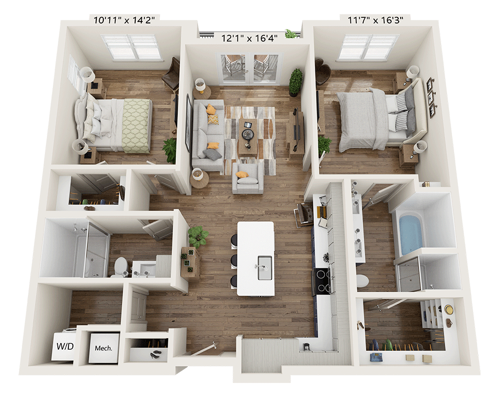 Two Bedroom B2H-III