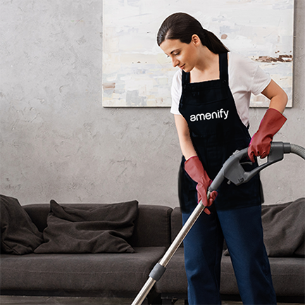 amenify woman cleaning