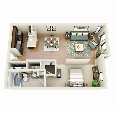 E1C Floor Plan