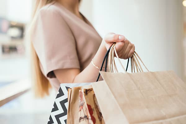 The Residences at Pacific City Woman Shopping