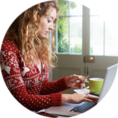 Woman on laptop
