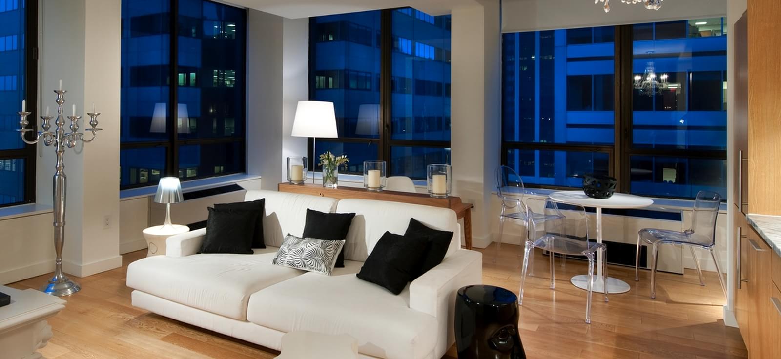 New York City apartment living room