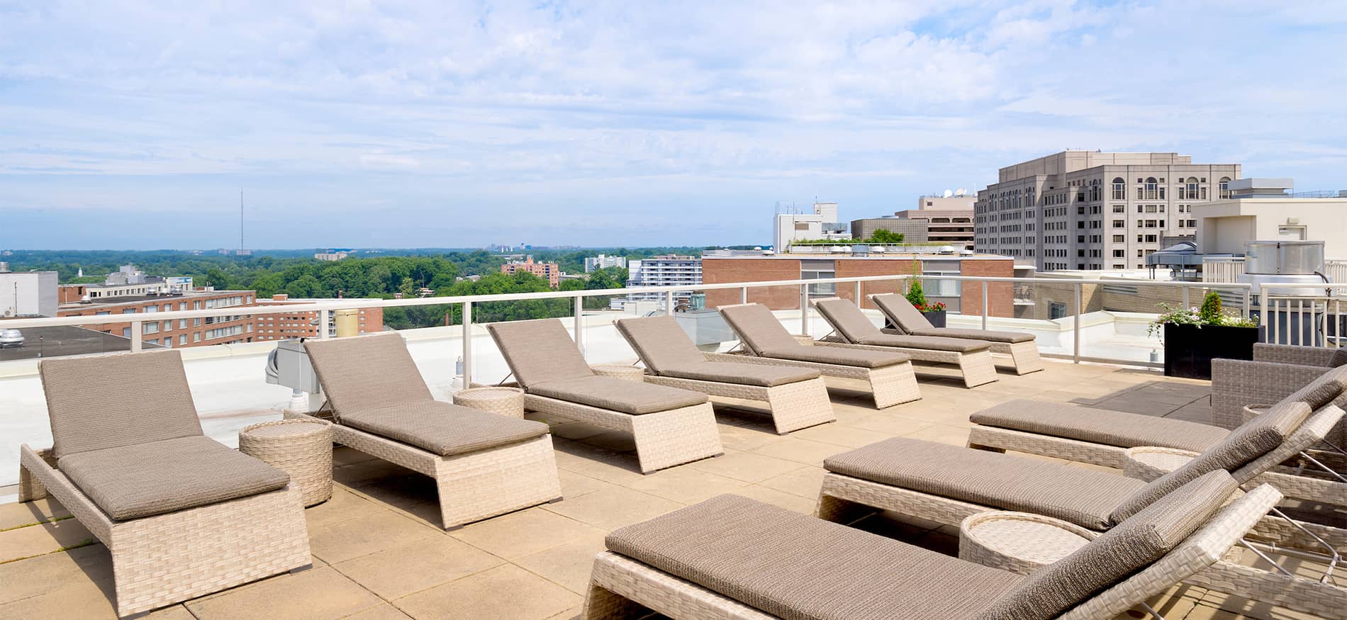 Silver Spring Apartments 1200 East West Rooftop