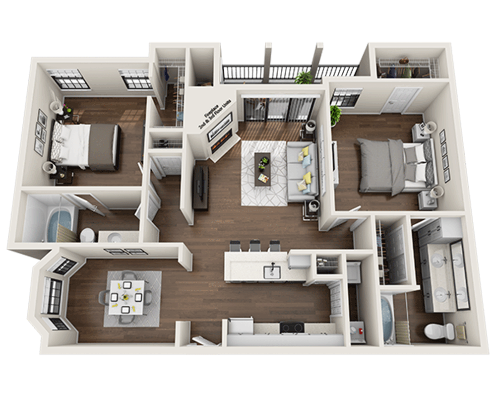 The Granbury (B2B) floor plan