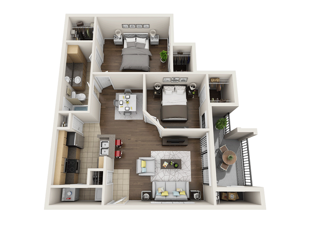 The Bridgeport (B1) floor plan