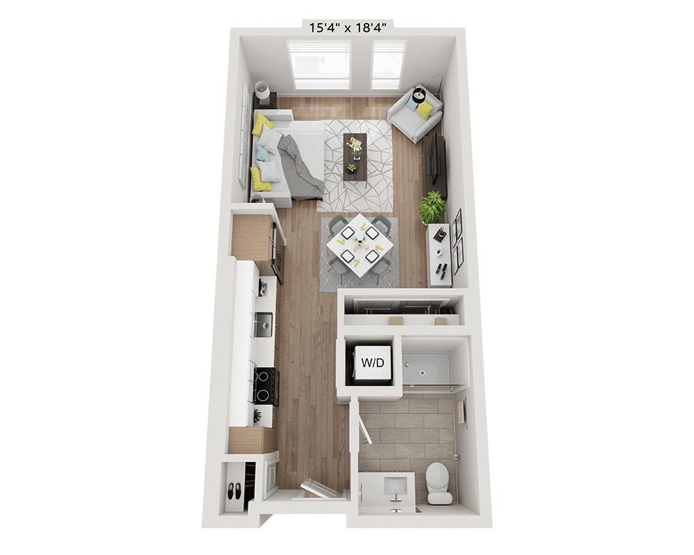 E1AB floor plan