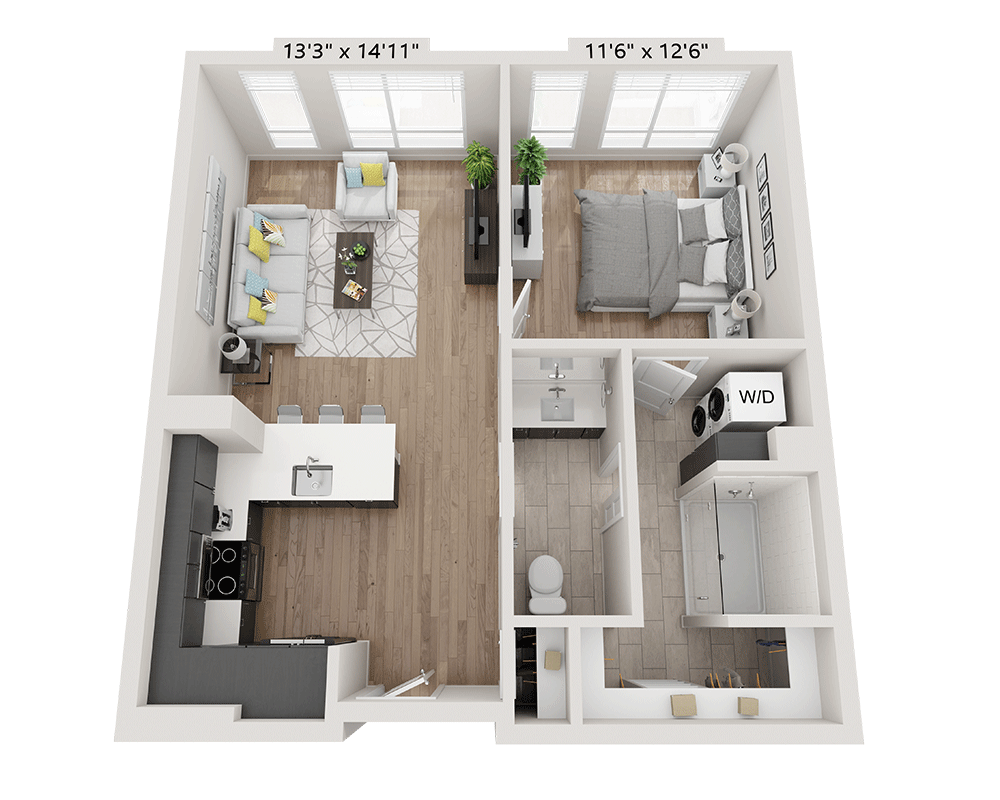 A1BB floor plan