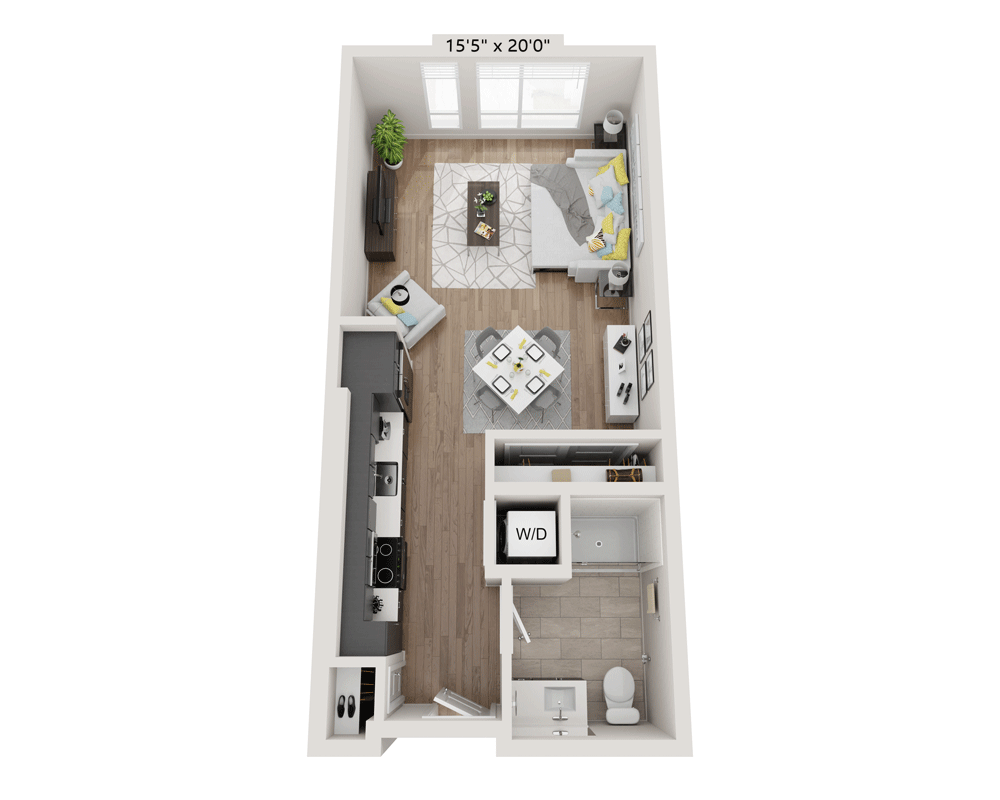 E1BA floor plan