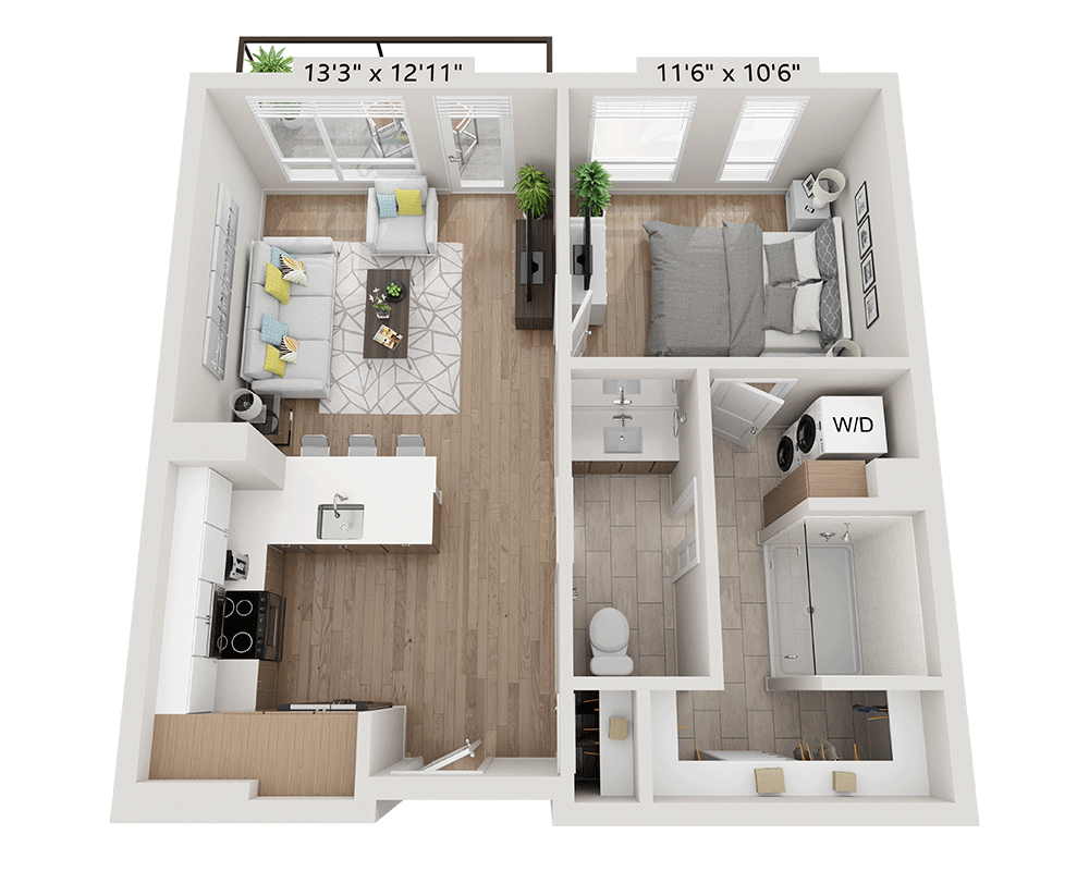 A1BA floor plan