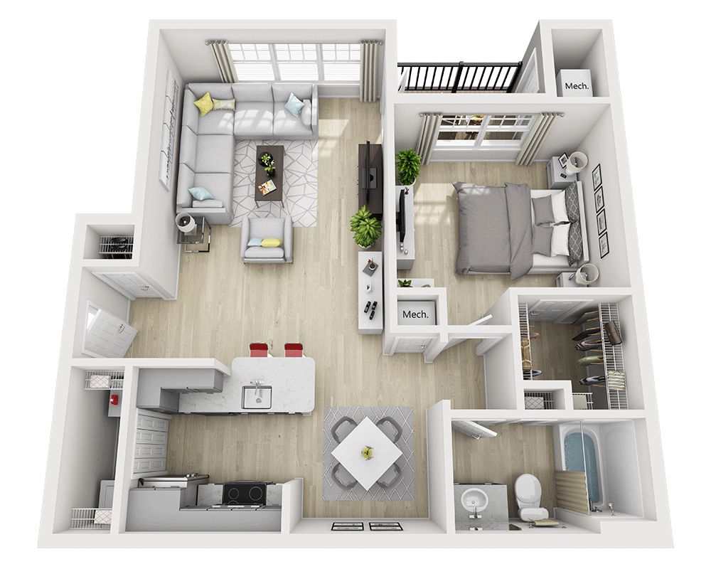 Adams (A1B) floor plan