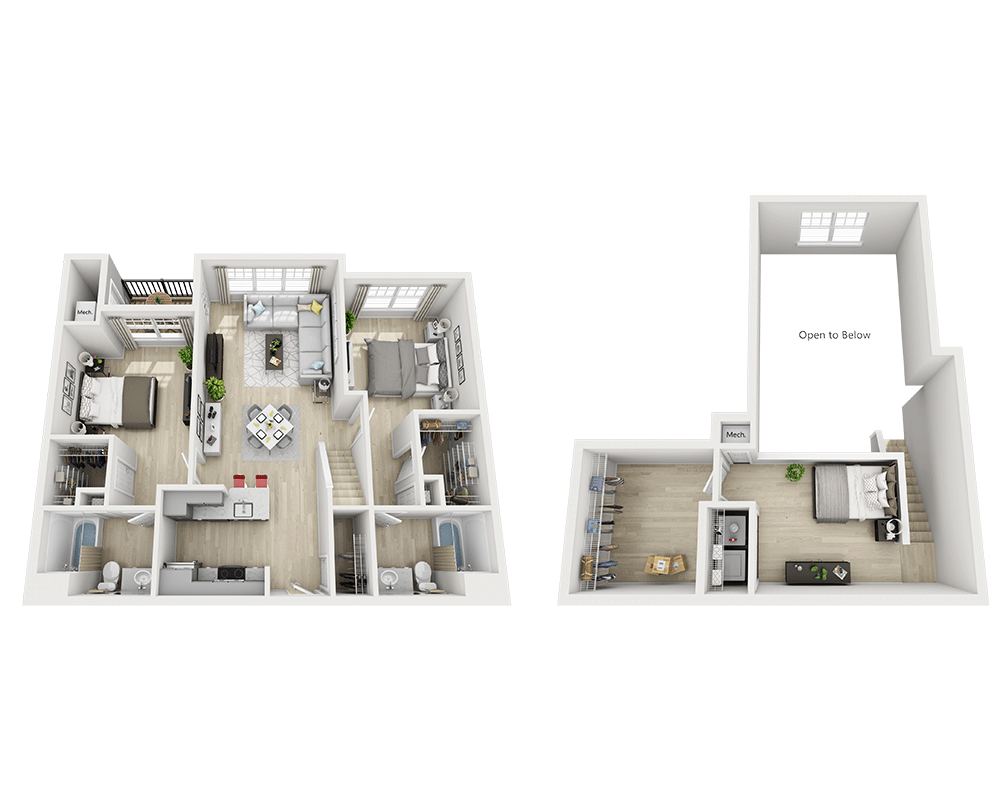 Buxton Loft (B2BL) floor plan