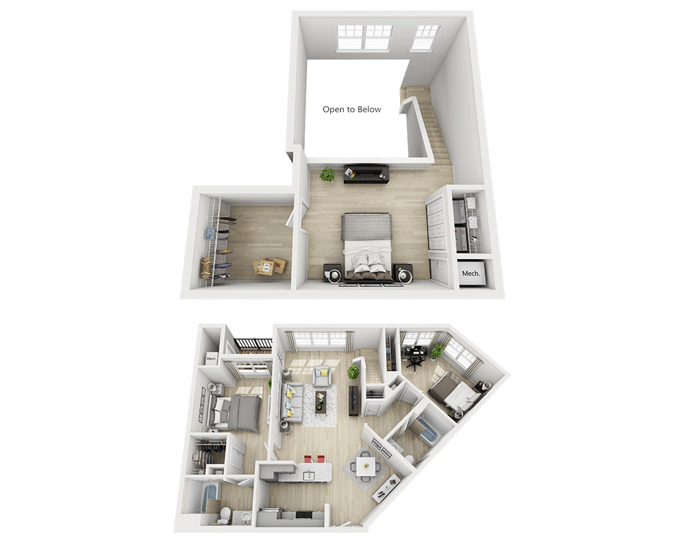 Bennett Loft (B2DL) floor plan
