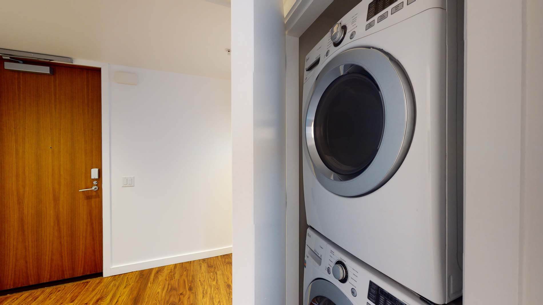 Laundry room at 399 Fremont
